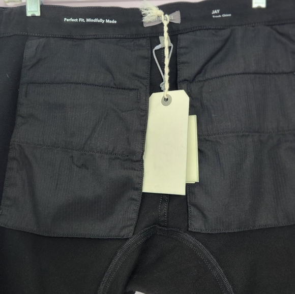 NWT DL1961 Jay Track Chino Black Drawstring Pants size 32 - Picture 9 of 10